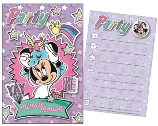 Disney Minnie Party Meghívó 