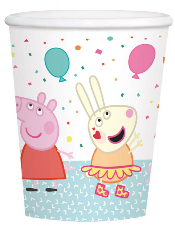 Peppa malac papír pohár 8 db-os 250 ml 