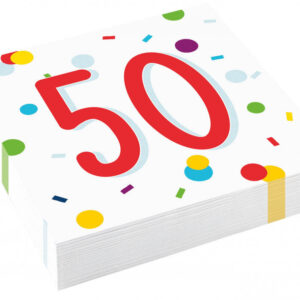 Happy Birthday 50 szalvéta 20 db-os 33*33 