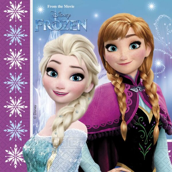 Disney Frozen Northern Lights, Jégvarázs szalvéta 20 db-os 