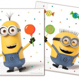 Minions, Minyonok Balloons Party szalvéta 20 db-os 