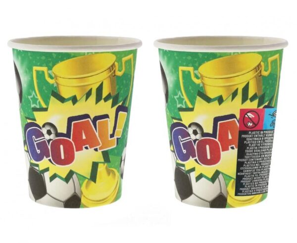 Goal, Focis papír pohár 6 db-os 270 ml  - Image 2