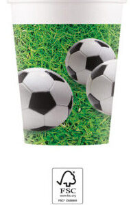 Football Party, Focis papír pohár 8 db-os 200 ml FSC 