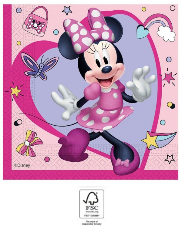 Disney Minnie Junior szalvéta 20 db-os 33x33 cm FSC 
