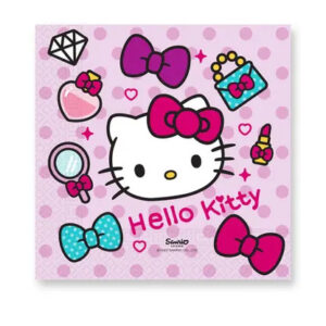 Hello Kitty Fashion szalvéta 20 db-os, 33x33 cm 