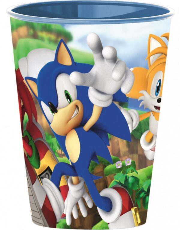 Sonic, a sündisznó pohár, műanyag 260 ml 