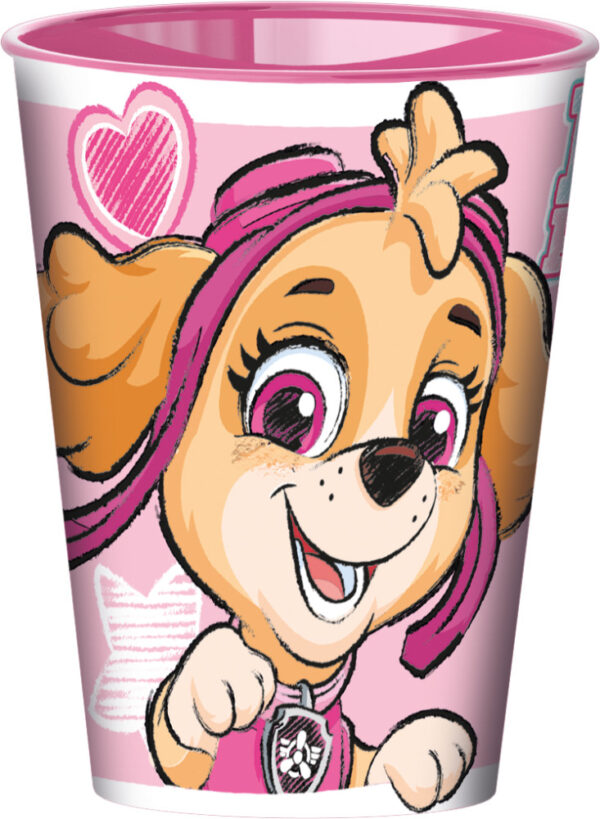 Mancs őrjárat Sketch pohár, műanyag 260 ml 