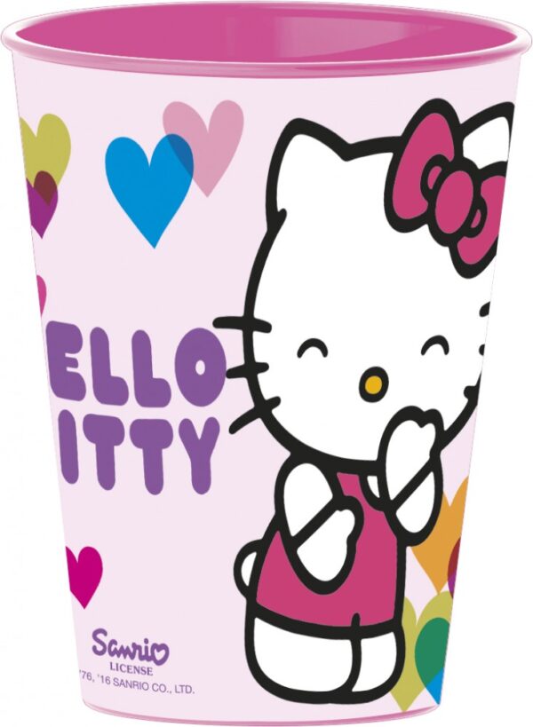Hello Kitty pohár, műanyag 260 ml 