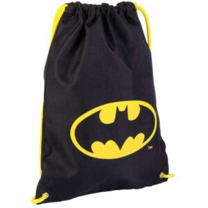 Batman Sporttáska, tornazsák 40 cm, fekete és sárga