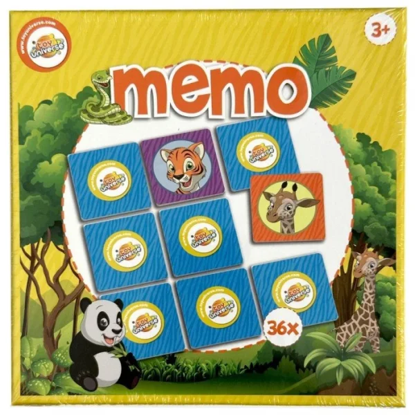 Szafari memória játék 36 db-os