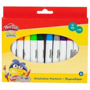 Play-Doh kimosható filctoll 12 db, 2 mm-es