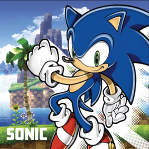 Sonic a sündisznó kéztörlő, arctörlő, törölköző
