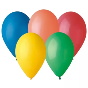 Színes léggömb, lufi 10 db-os (26 cm)